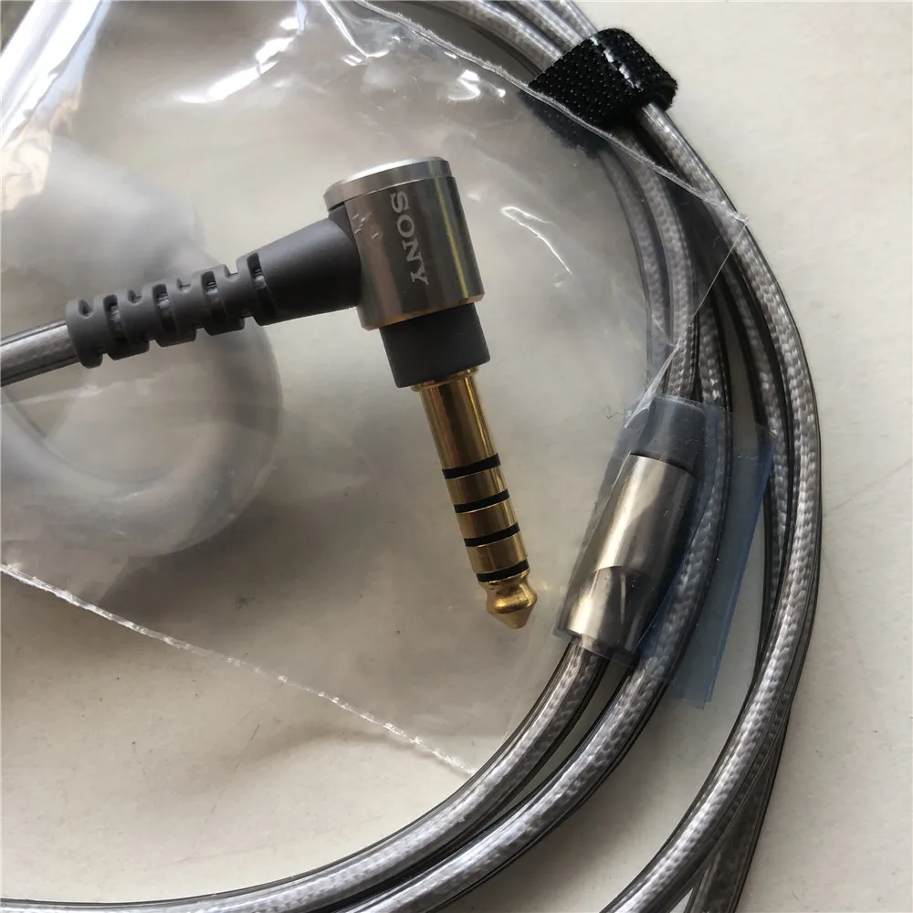 3,5 мм и 4,4 мм разъем оригинальный запасной аудио кабель для Sony IER-Z1R наушников Новый