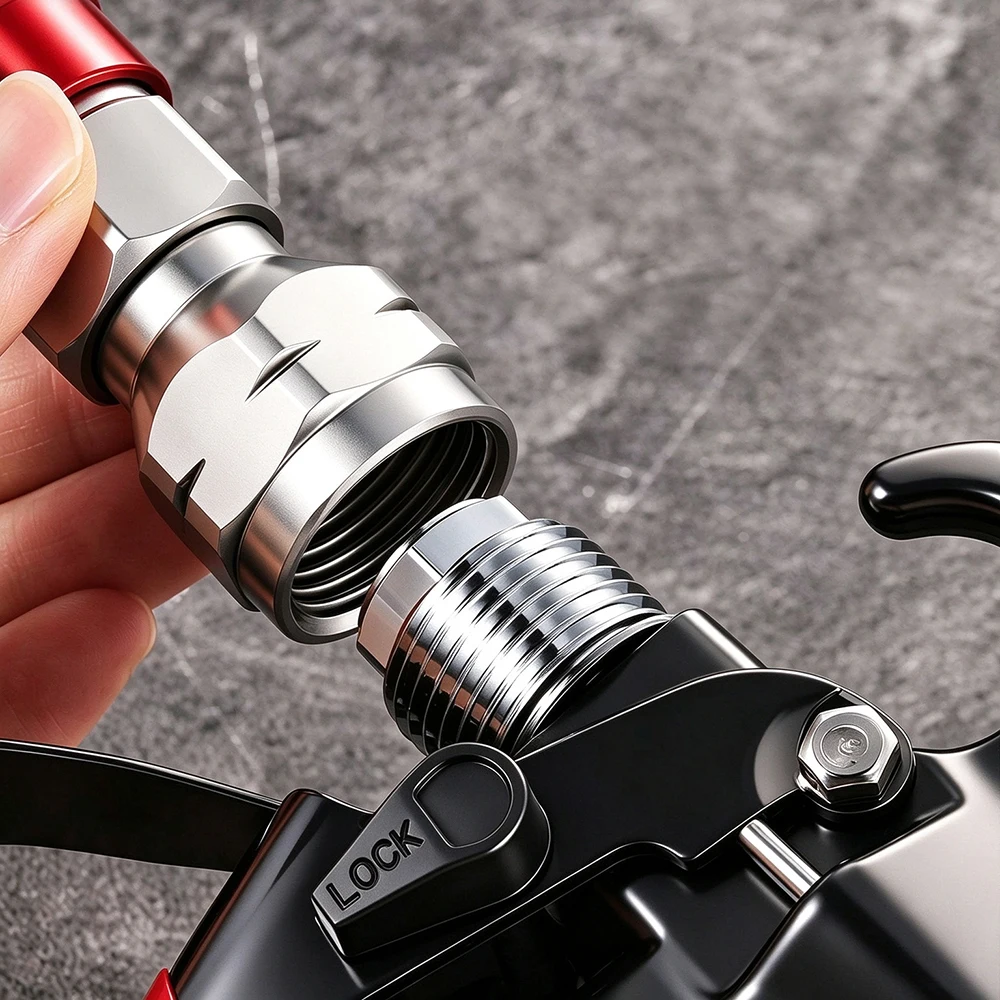 High Pressure Airless Paint Sprayer Nozzle 517-625 Quick Connect Coupling Stainless Steel Universal Replacement Connector image 6