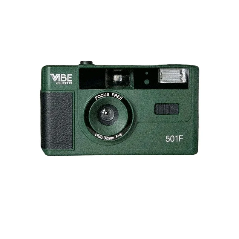 

*VIBE 501F film camera non-disposable retro nostalgic gift 135 film point-and-shoot machine 360 camera
