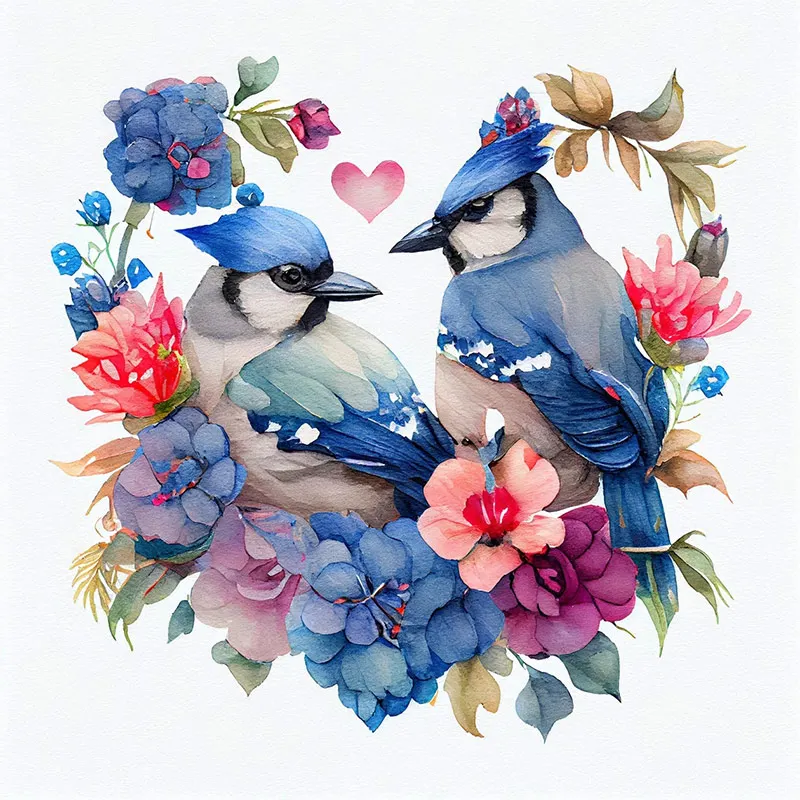 M718 Parrots Birds Art Home Wall Decals Decor For Kids Room  Home Decoration Wallpapers Removable Decor