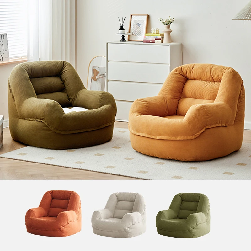 أريكة كرسي بين باج فردي من سروال قصير أخضر، تصميم عصري سهل التنظيف، أريكة كرسي بين باج مريحة ومتينة لغرفة المعيشة #2