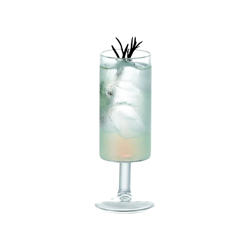 Japanese Collin Cups Creative Long Drink Cup Cocktail Glasses Cup Small Capacity Glass Tall Champagne Glass Drinkware Accessory