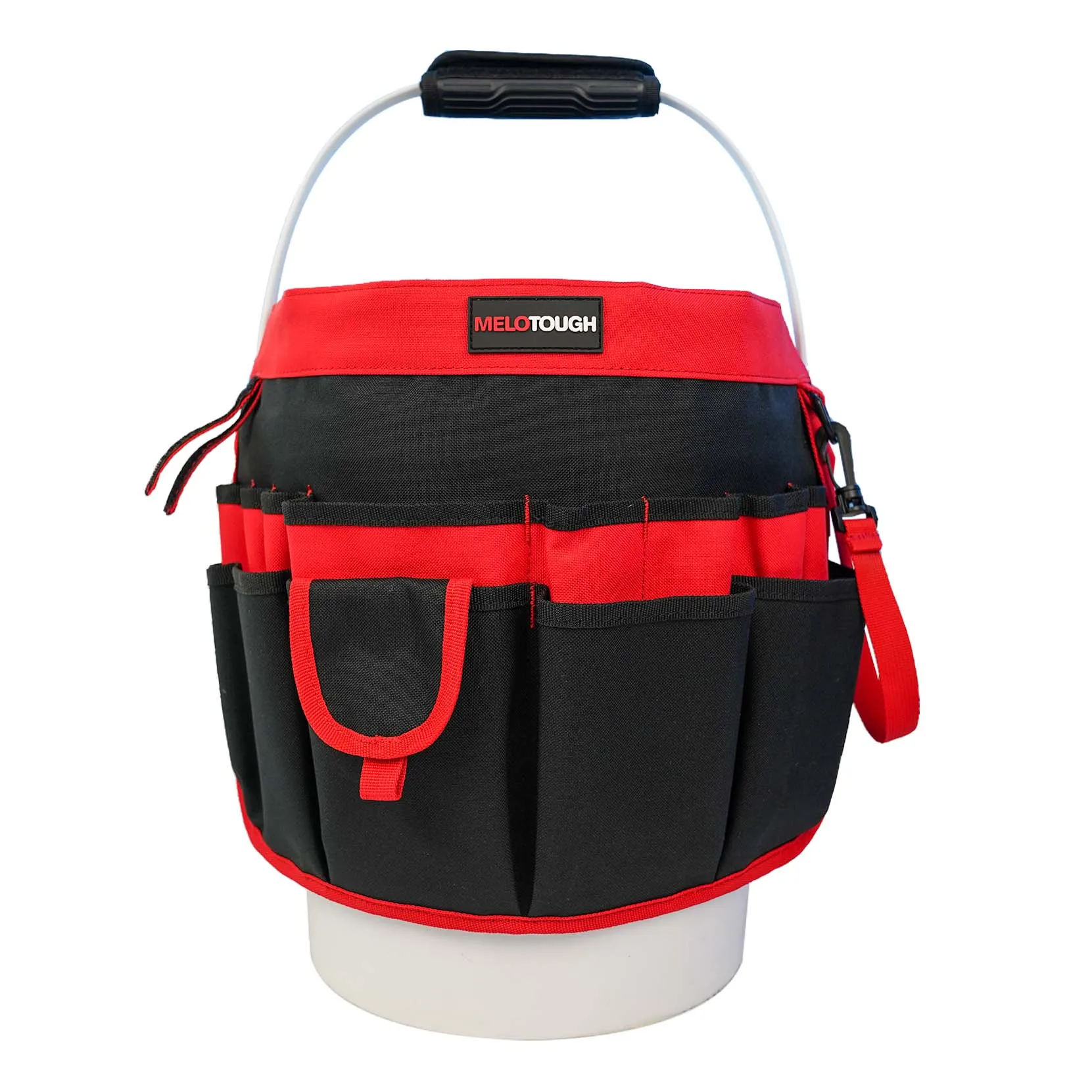 

MELOTOUGH Bucket Idea Bucket Tool Organizer Tool Bag With 35 Pockets Fits to 3.5-5 Gallon Bucket