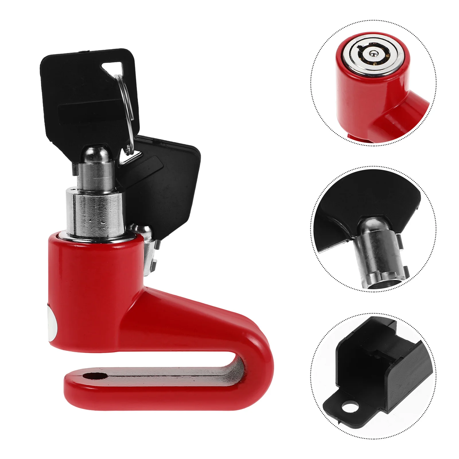 

Bicycle Disc Brake Lock Blue Portable Anti-Theft For Motorcycle Electric Bike Scooter Wheel Security Lock Heavy Duty