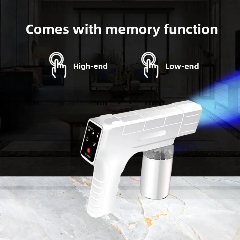 بخاخ محمول بلو راي نانو تعقيم الكحول الكهربائي القابل لإعادة الشحن