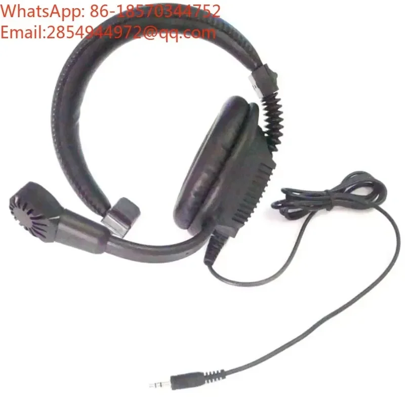 Headset Microphone for Director Cameraman Single Ear Noise Cancelling Dynamic Mic Hands Free Headworn Headset for Broadcast