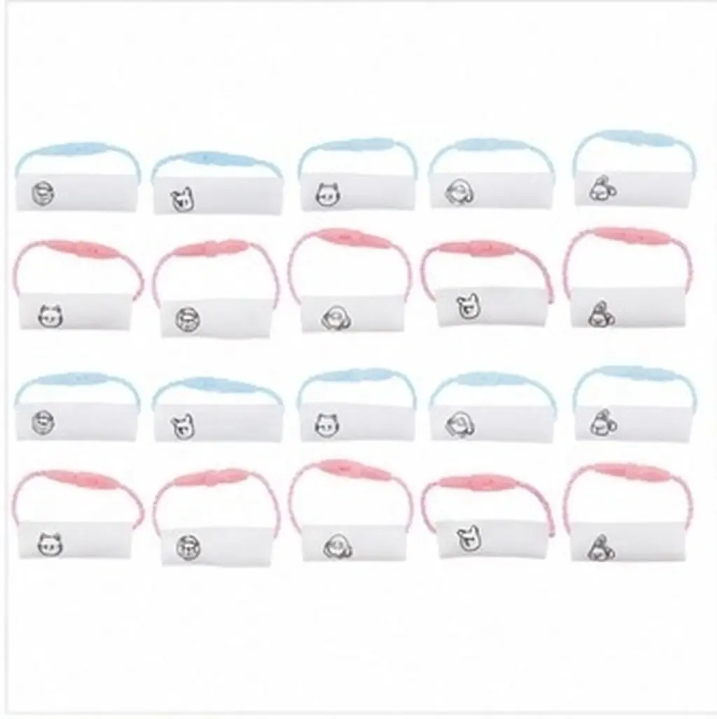 80Pcs Waterproof Name Tags for Reusable Lanyard Badge Holder Labels School Bags Clothes Shoes Water Bottles Daycare
