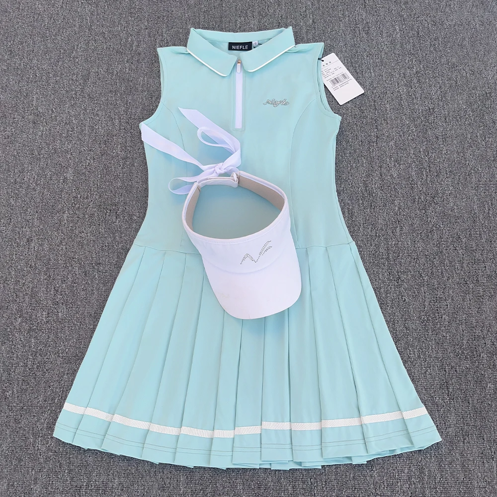 2026 Women's New Style Sleeveless Golf Sport Dress with Antibacterial Quick-Drying and Breathable Properties