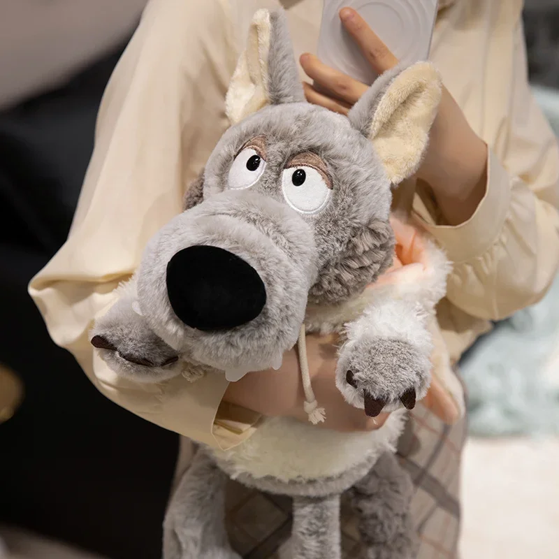 Schattig Husky knuffel Mooie pinguïn gevuld sprookje Sluwe grote slechte wolf pop orang-oetan knuffels kawaii thuis