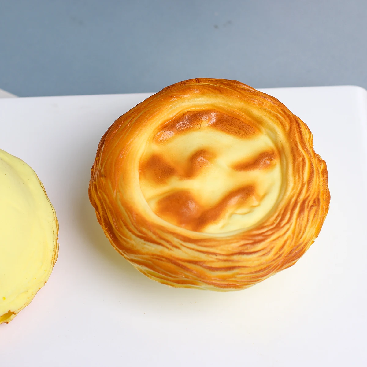 1 Piece of Slow Rebound Egg Tart Pinching Decorative Ornaments