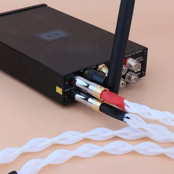 免運費 10米 ACROLINK 高純度鍍銀 6N OCC 適用於 HiFi 音響 DIY 擴大機耳機音箱內部佈線線纜 10 最佳銷售 純銀線纜 - №10