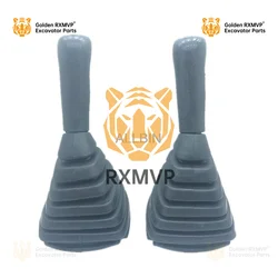 For CATERPILLAR 320 B/C/D Excavator Joystick handle Rubber horn side weightlifting side Lever dust-proof set Excavator accessory