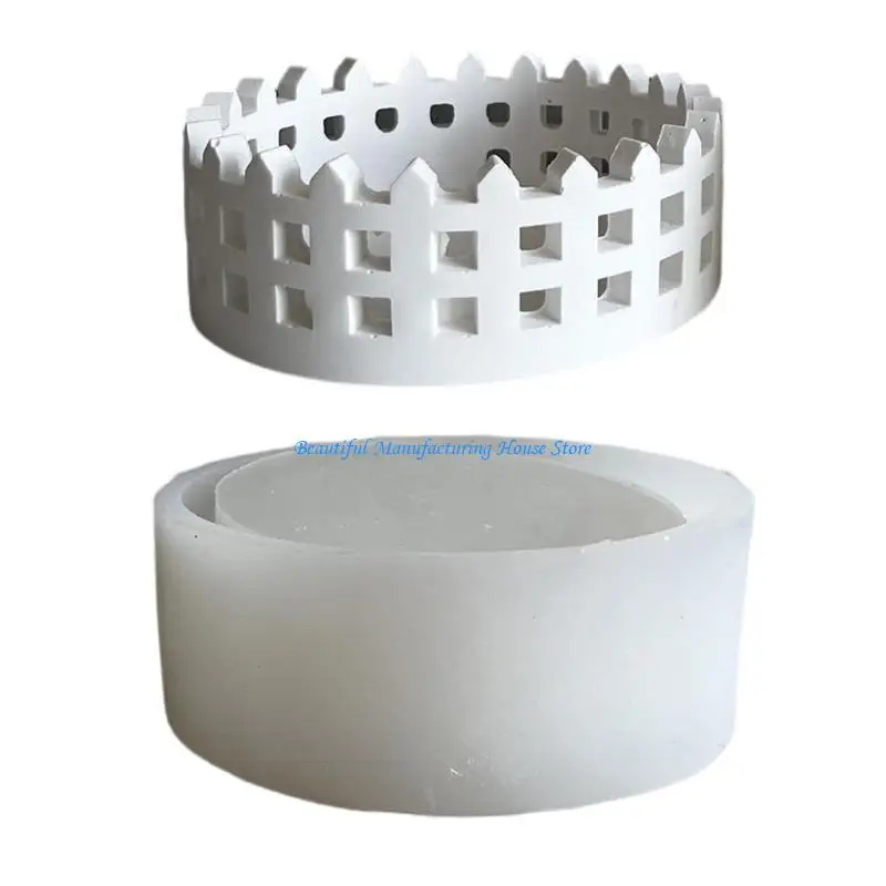 E56A قواعد زارع السياج الأنيقة قالب ارتفاع درجة الحرارة مقاومة سيليكون زارع قاعدة القالب لعشاق البستنة