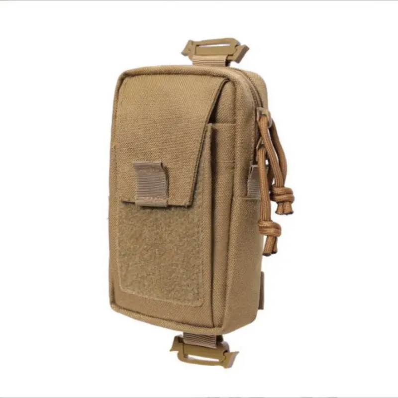 Imagem -05 - Molle Strap Bolsa com Suporte do Telefone Bolsa de Cintura ao ar Livre Esporte Corrida Acessórios de Emergência Caça Ferramenta Edc