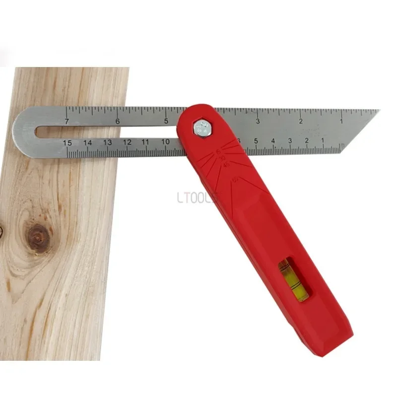 Woodworking High-precision Movable Angle Ruler Universal Horizontal Scribing T-type Ruler Ceramic Tile Wood Board Scribing Tools