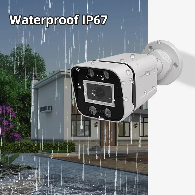 8CH 4MP 5MP 8MP PoE نظام كاميرا مراقبة للمنزل مقاوم للماء للرؤية الليلية كامل اللون IP طقم NVR مجموعة كاميرا CCTV