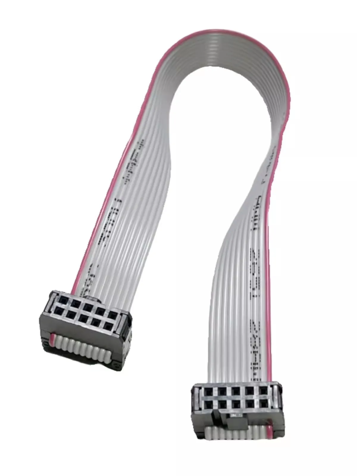 1PCS FC-10p 30CM 2.54MM pitch JTAG AVR ISP DOWNLOAD CABLE 10P WIRE 10PIN Gray Flat Ribbon Data Cable FOR DC3 IDC BOX HEADER