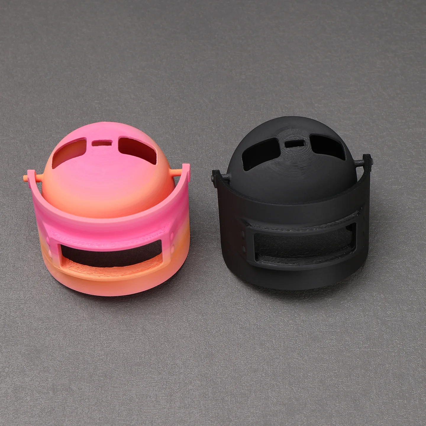 Voor Labubu roze Hoed PUBG slagveld dezelfde derde niveau helm hoed 3D gedrukt poppenkleertjes dragen kleding accessoires geen poppen cadeau