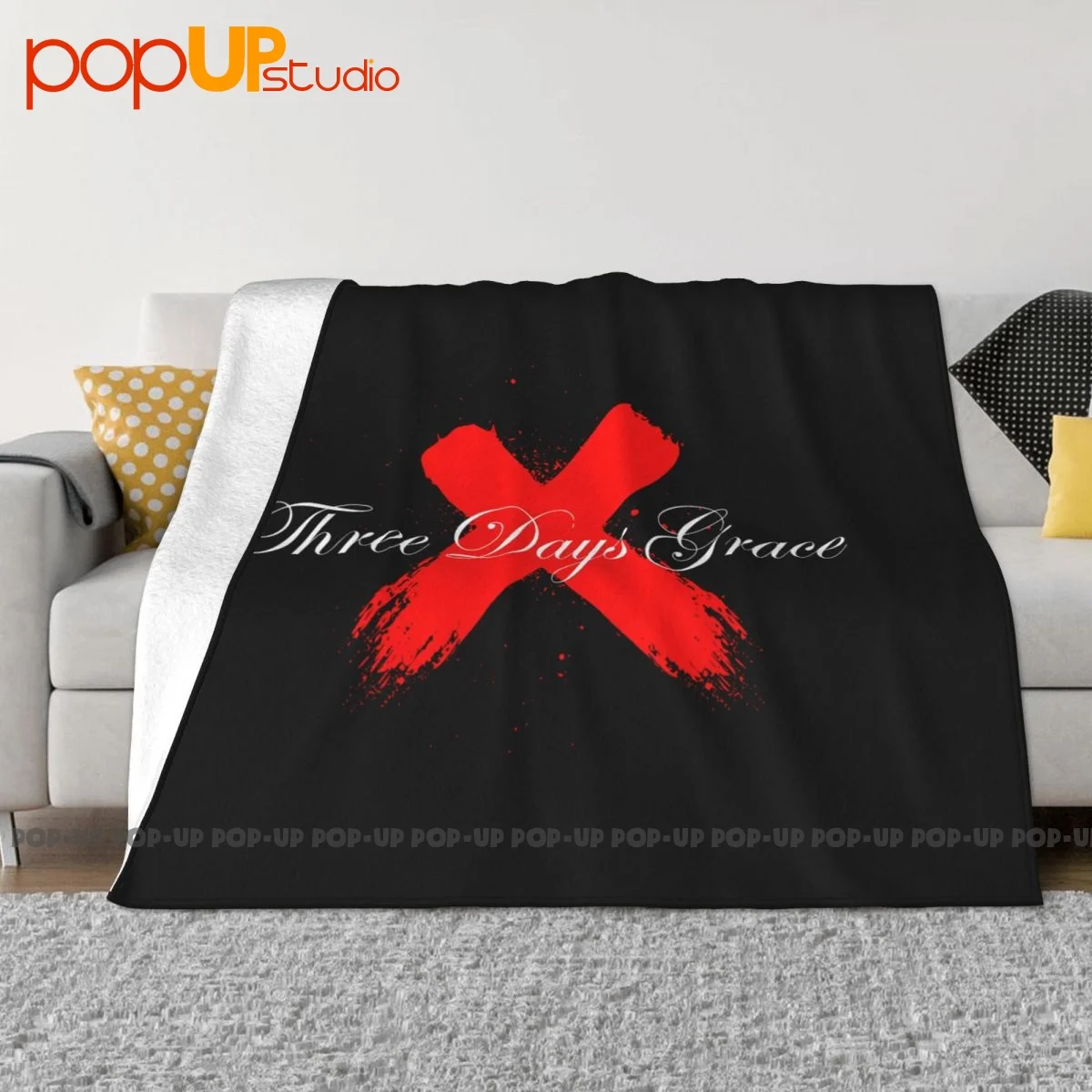 Three Days Grace One-X Rock Band Blanket Fluffy Home Decor Skin Friendly