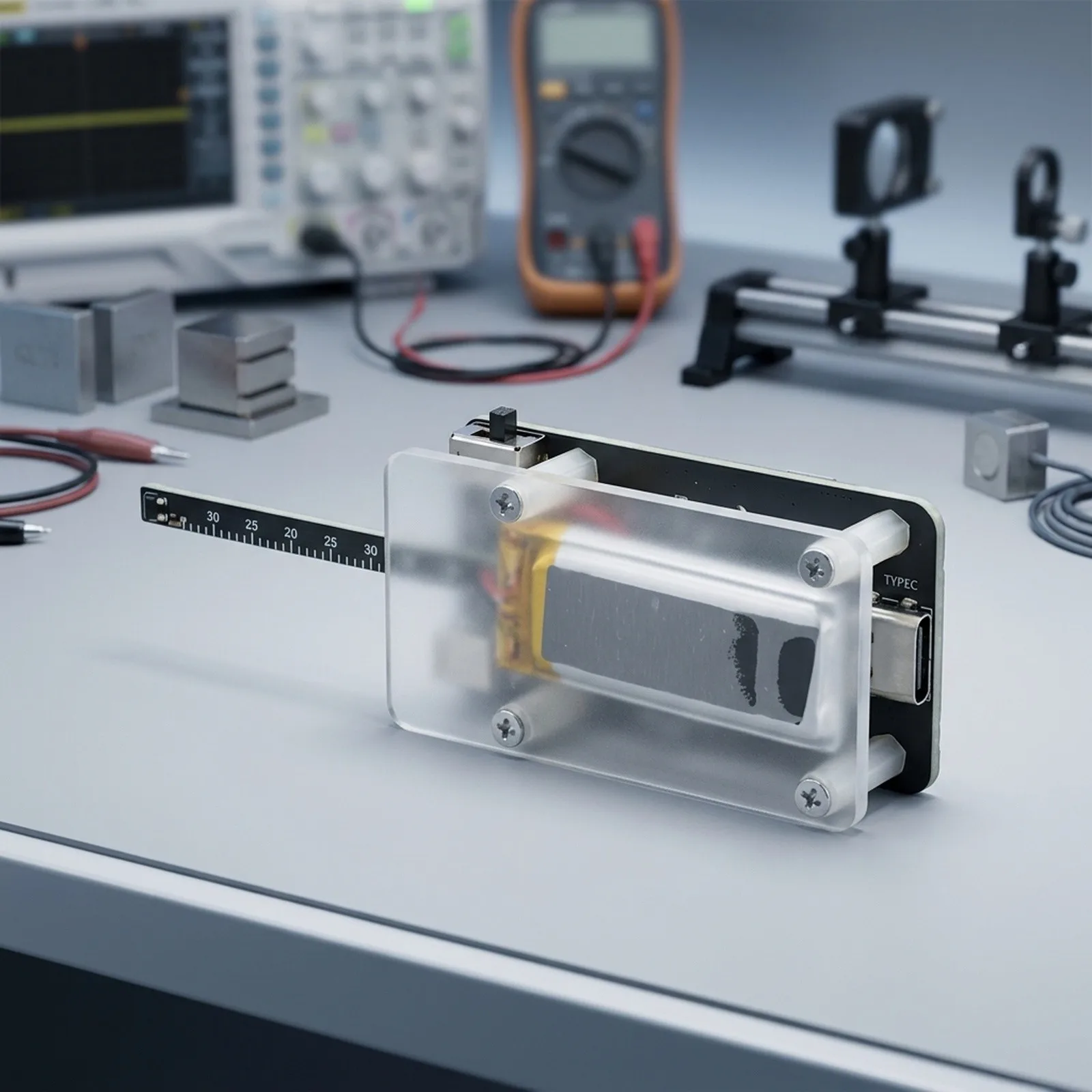 Magnetic Analysis for gauss Meter 5-6 Hours Operation 500mAh Battery Accurate Measurements Magnetic Pole Detection