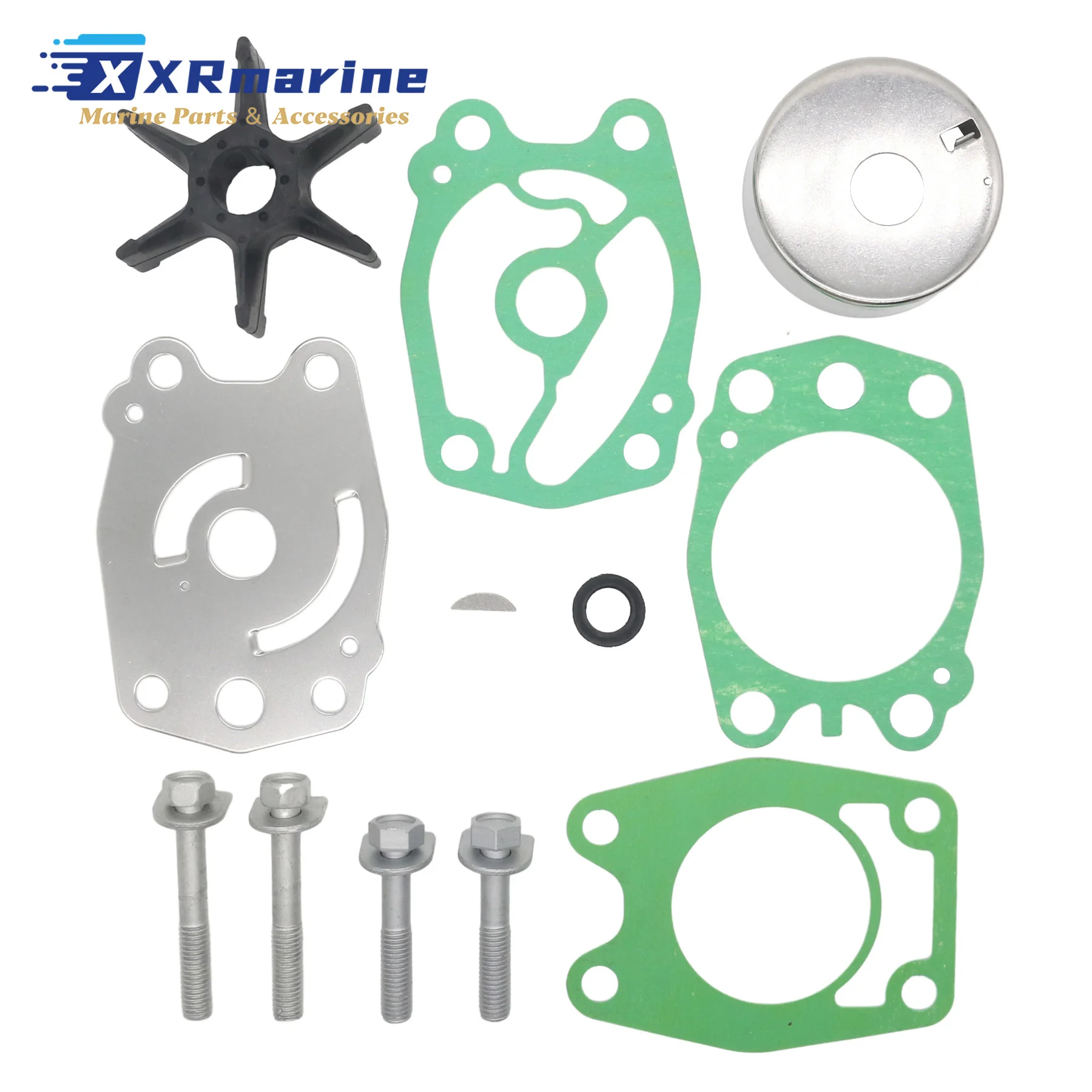 

679-W0078-00 Water Pump Impeller Kit Fits for Yamaha 2-Stroke 40HP Outboard Motors 679-W0078-A0 679-W0078-A1 6F5-W0078-A0