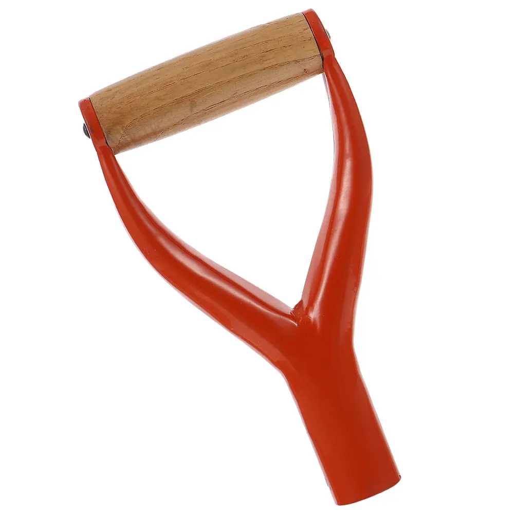 

Y Shaped Iron Shovel 3 1cm Diameter Red Wood Grip H les for Digging Spades Efficient Various H Sizes Stylish Color