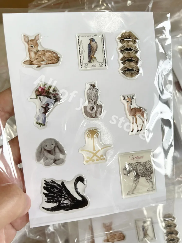 3D phone case dome epoxy sticker personalized resin ipad label popular decorative crystal gel logo jelly cute DlY accept custom