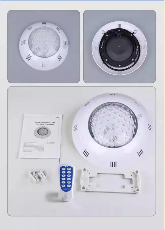 Zwembad RGB LED Zwembadverlichting IP68 Waterdicht AC12V 2500lm 45W RGB LED Zwembadverlichting met afstandsbediening