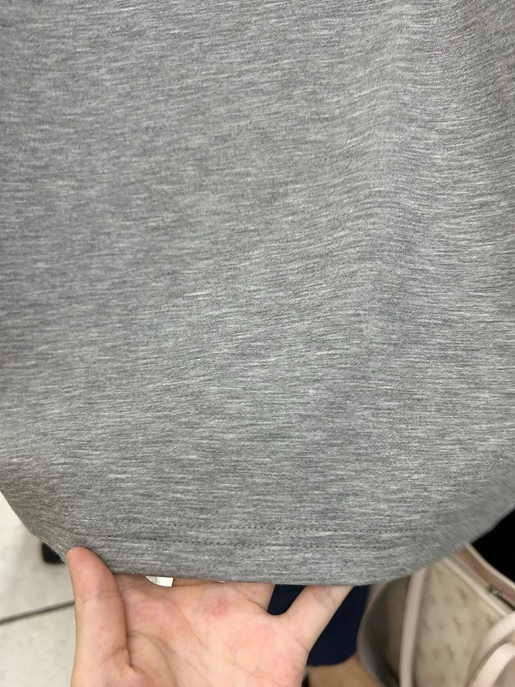 عارضة عالية الخصر مستقيم الساق تنورة المرأة الربيع الصيف الخريف جديد Sle Dstring مطاطا الشق التنانير الكورية Sle #3