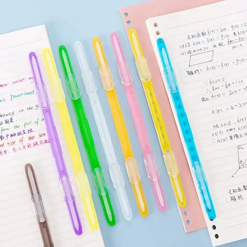 5/10pcs vázací klipů svléknout se kawaii 2 díra volné aršík klipů dálnice a4 papír spojovací materiál DIY zápisníku akta složka notebook příslušenství