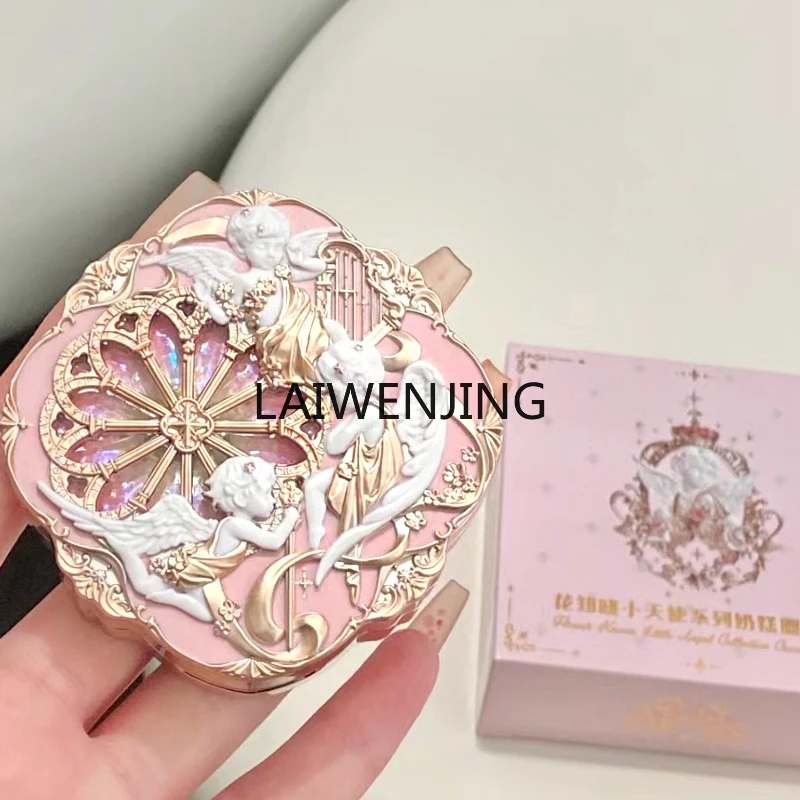 

Flower knowledge little angel relief new product shrinkage color atmosphere moisturizing and brightening temperament white
