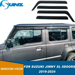 Weather Shields For Suzuki Jimny XL 5Doors 5 Seats 2019 2020 2021 2022 2023 2024 Side Window Deflectors Car Window Visors Guard