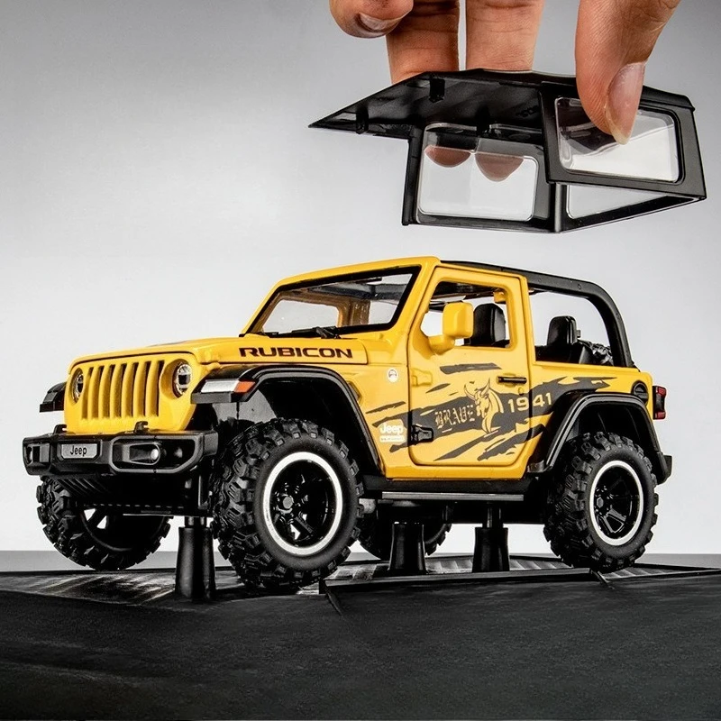 

Limited Edition Model, Simulation 1:32 JEEP Wrangler Off-Road Alloy Car Model Tabletop Ornament Boy Toy Gift