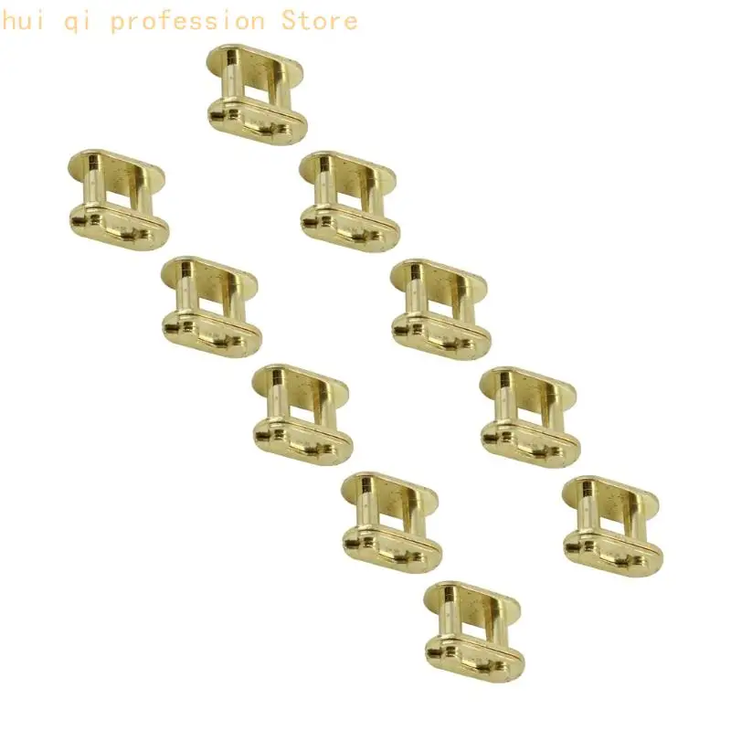 Ersatz-Motorrad-Kettenclip-Set, 10er-Pack, goldenes Verbindungsteil für Werkstattservice, Wartungsarbeiten und – Detail 7