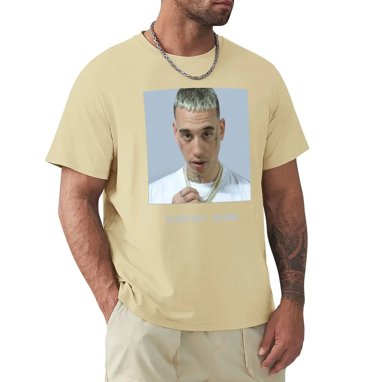 2024 Kaydy Cain T-Shirt hippie clothes mens clothing custom harajuku  vintage  oversized t shirt  streetwear  graphic t shirts