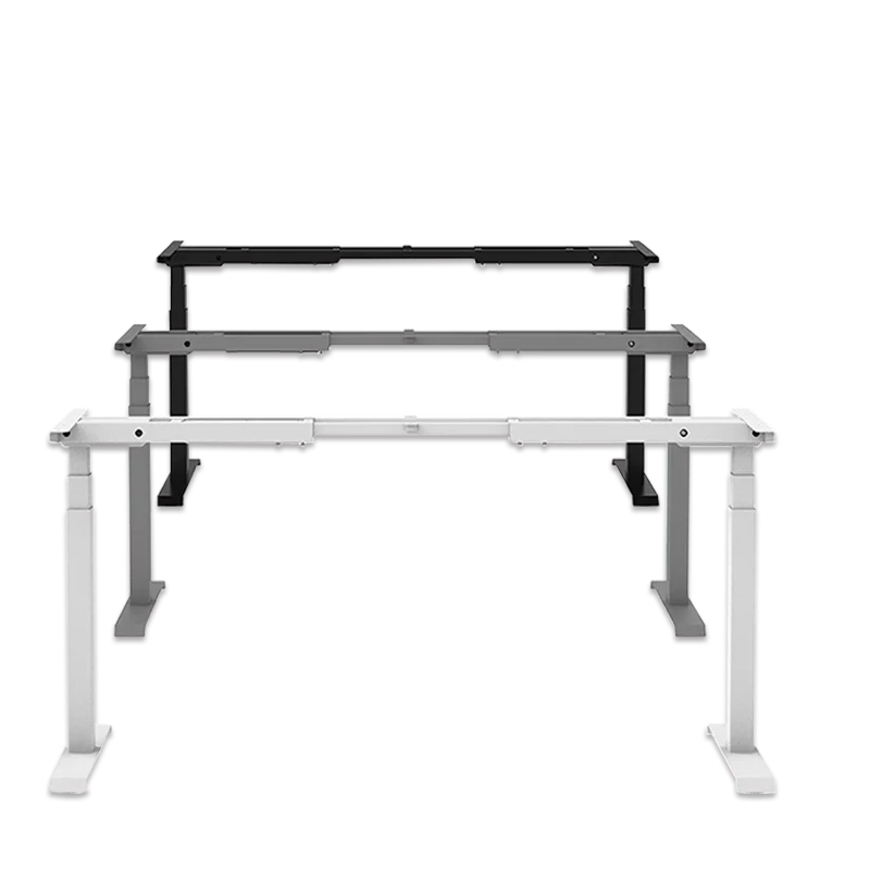 Sit to Stand Computer Desk Frame Ergonomic Stand up Desk Base Height Adjustable Electric Standing Desk Legs for 180*80cm Desktop