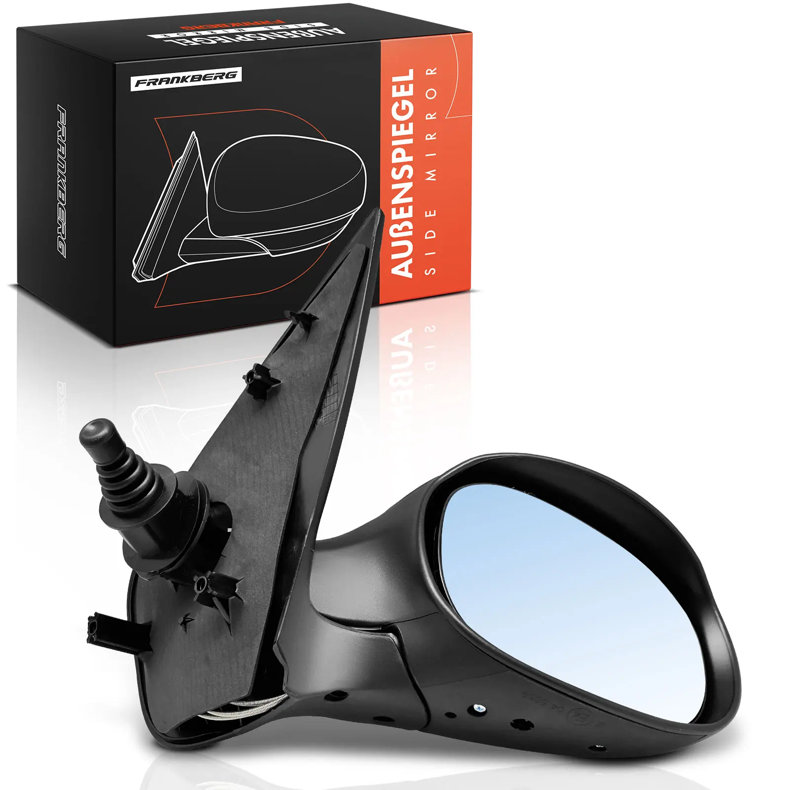 Rétroviseur extérieur droit Frankberg 1x pour Peugeot 206 Hatchback Van 2A/C 1998-2009 81488XY