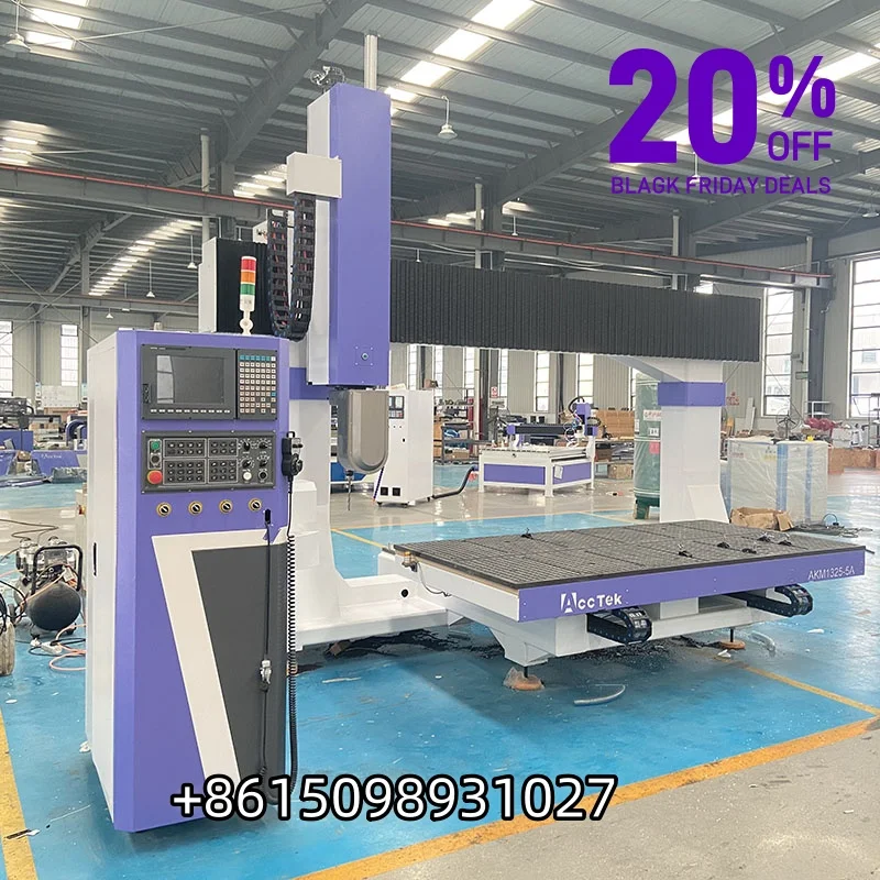 Fresatrice CNC a 5 assi con multifunzione per schiuma di legno Router CNC a 5 assi per fresatrice per stampi in schiuma rigida