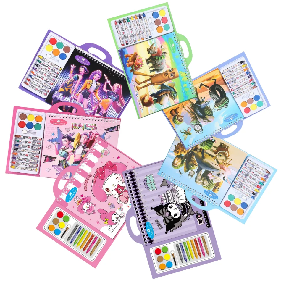 كتاب تلوين Kpop Demon Hunters Rumi Mira Zoey كتاب رسم إبداعي تتبع رسم نسخ صورة لهدايا عيد الميلاد