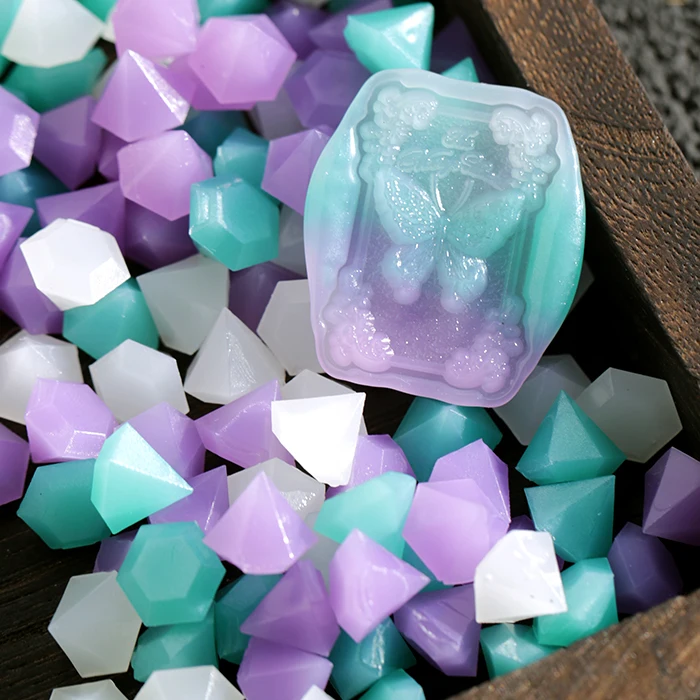 

Diamond Transparent Fire Paint Wax Grains High Value Fire Paint Seal Wax Grains Set Storage Box Girl Envelope Sealing Fire Paint