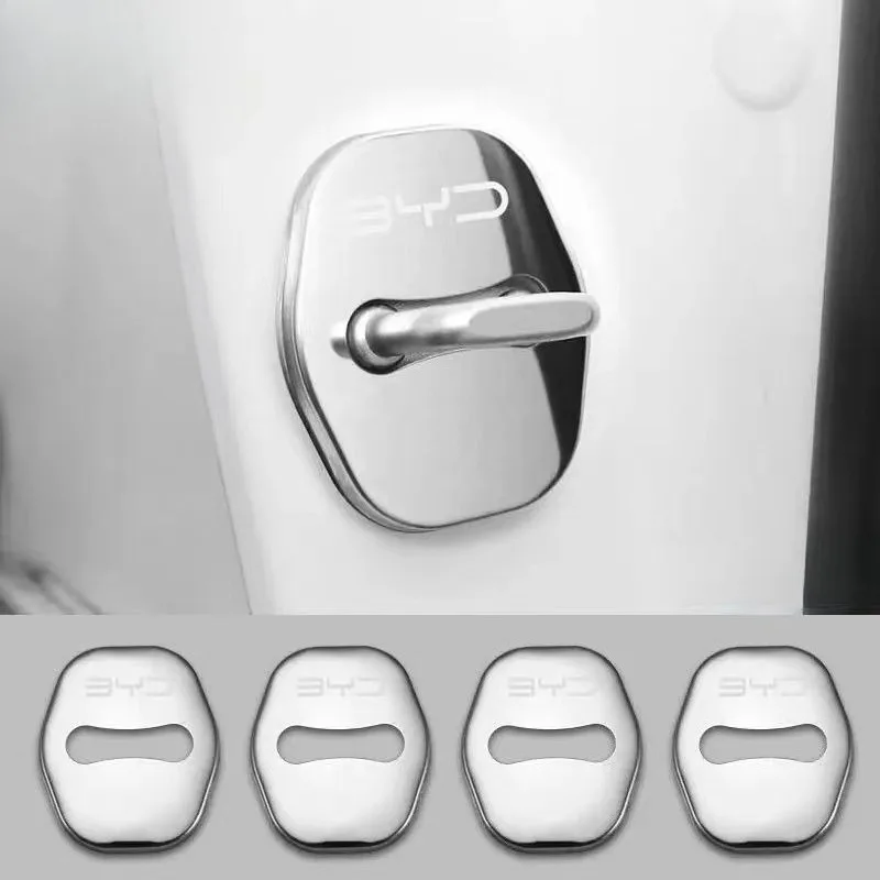BYD 4 قطعة باب السيارة الغطاء الواقي الفولاذ المقاوم للصدأ ل BYD Atto 3 يوان زائد أغنية زائد ختم دولفين سيليون تانغ تشين هان النورس #6