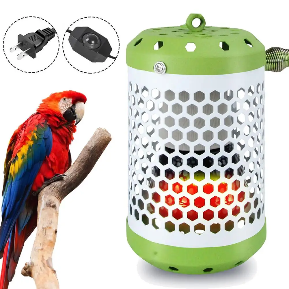 Pet Parrot Heat Preservation Lamp Ceramic Heating Lamp Anti-Bite Scalding Reptile Warm Lights Accessories Bird Supplies  Access