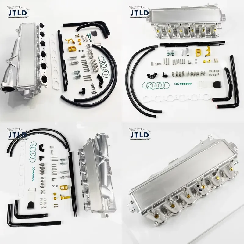 Aluminum B58TU Intake Manifold Charge Air Cooler with Fuel Rail Port Injection for BMW G20 M340i G42 M240i Toyota Supra A90