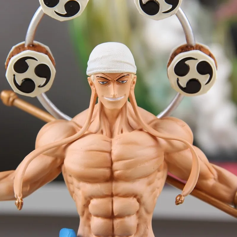 22cm nova uma peça anime figura postura sentada enel em torno da cena modelo coletar estátua ornamento de mesa presentes de aniversário brinquedos