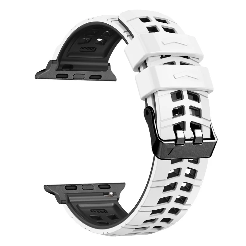 Silicone strap For Apple watch Ultra 49mm 9 8 7 45mm 41mm Breathable comfortable wristband For iwatch 6 5 4 3 SE 44mm 42mm 40mm