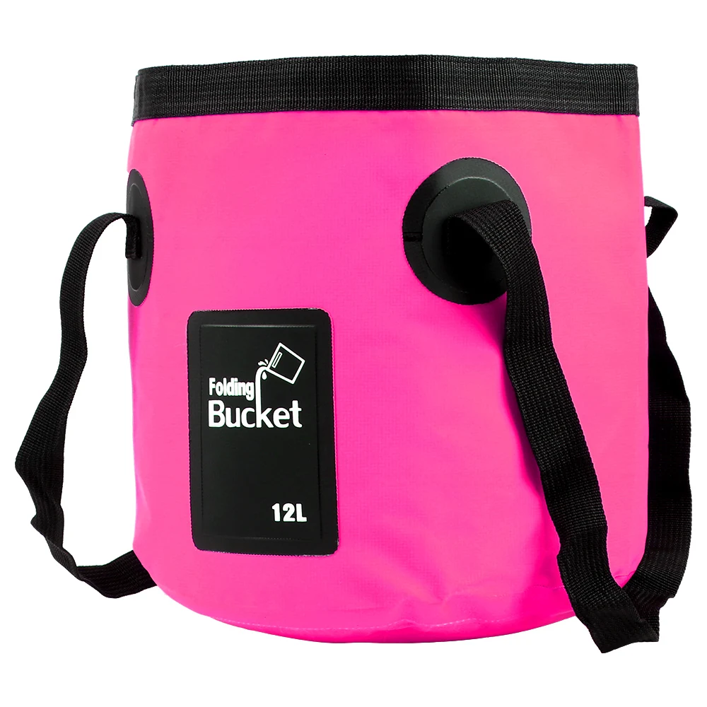 Bowl Sink Washing Bag Portable Outdoor Travel Foldable Water Bucket 12L Car Wash Bucket Folding Bucket Multifunction view 5