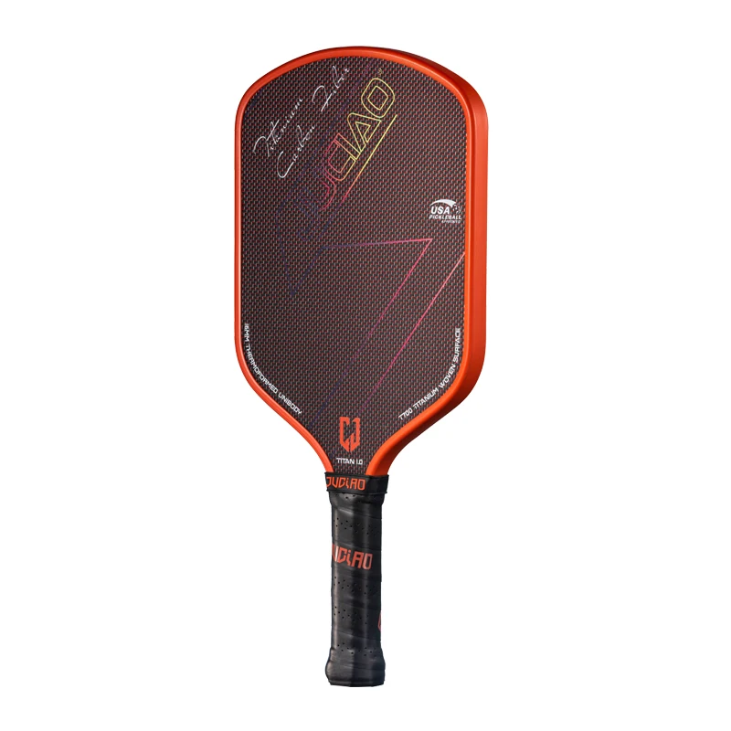 JUCIAO USAPA Approved Titanium Woven Surface Pickleball For Spin And Control Foam Injected Edges Thermoformed Pickleball