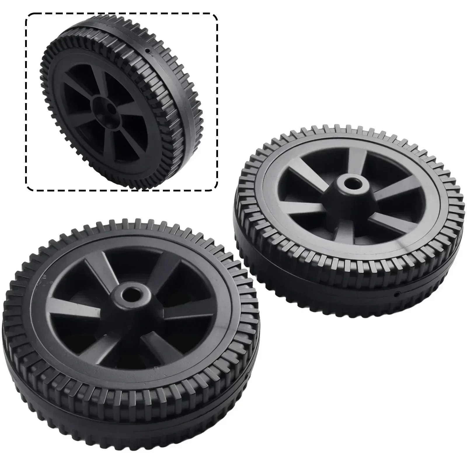 Replacement Parts Grill Wheels BBQ Grill Wheel Barbecue Grills Accessories For Charbroil Gas Grills 170/177mm 2pcs/set