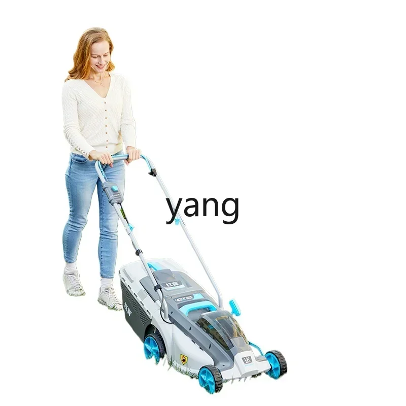 CX lithium battery lawn mower small household rechargeable brushless electric lawn machine gardening weeding artifact