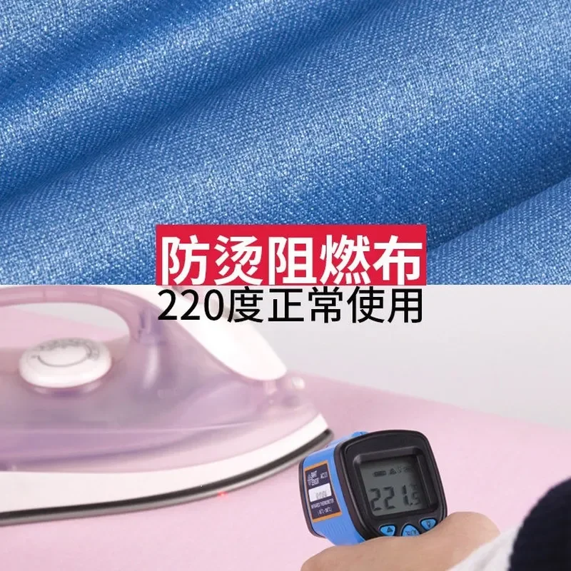 for Household Folding Ironing Board Rack with Electric Iron Stand Space Saving Portable Clothes Garment Pressing Table